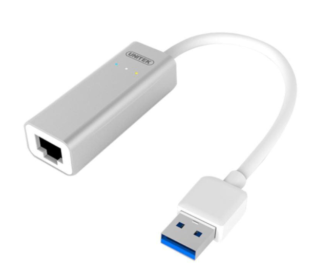 Unitek Adapter USB, USB-C - RJ-45 (Gigabit Ethernet) - 385727 - zdjęcie 2
